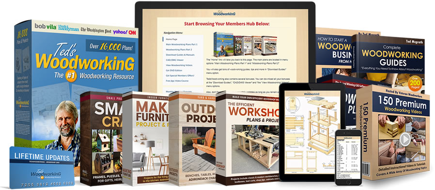 16,000+ TedsWoodworking Plans for Beginners