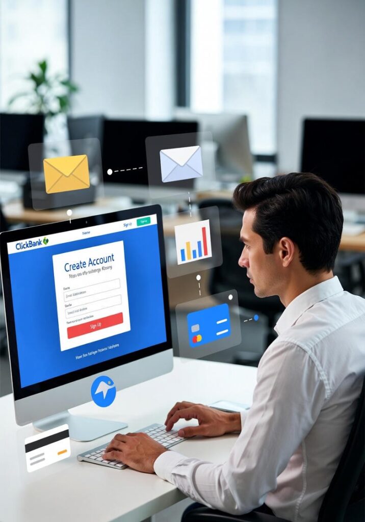 how to create an account on clickbank